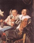LEYSTER, Judith Carousing Couple oil painting reproduction